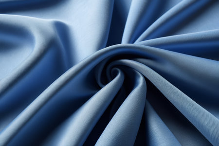 Close up of blue fabric textureの素材