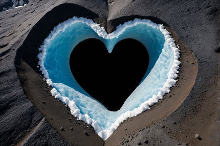 Heart Glacier Natural Landscapeの素材