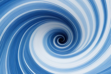 Blue abstract swirl background materialの素材