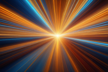 Radial Dazzling Abstract Backgroundの素材