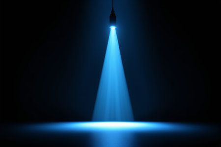 Blue Spotlight Lighting Sceneの素材