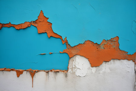 Textured background of peeling wallsの素材