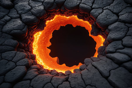 Crater Magma Eruption Sceneの素材