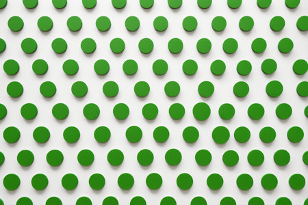 Green dots arrange abstract background materialの素材