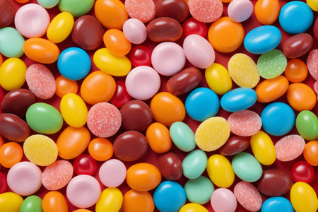 Colorful Candy Close upの素材