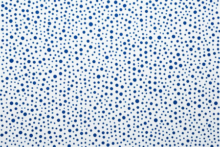 Blue and white polka dot pattern materialの素材