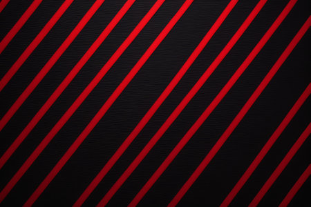 Red twill background pattern on black backgroundの素材