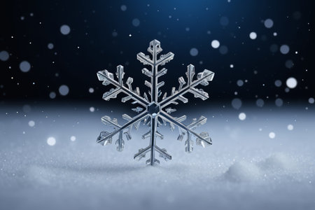 Macro Close up Snowflakeの素材