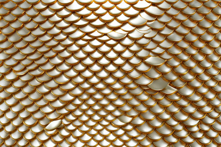 Golden scale texture background texture materialの素材