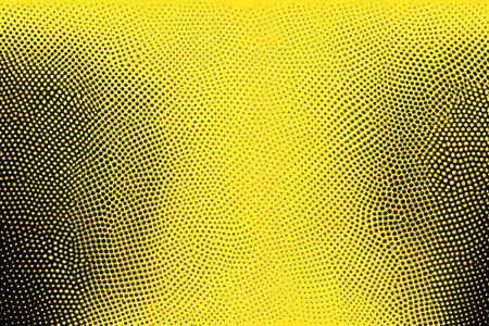 Yellow dot art background materialの素材