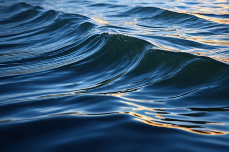 Close up of blue ocean wavesの素材