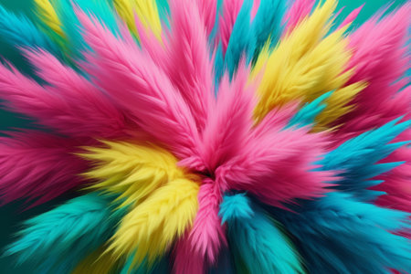 Colorful plush abstract background patternの素材