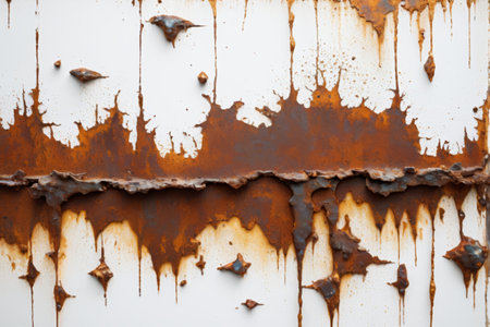 Close up of rusty metal surface textureの素材