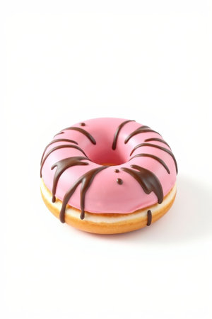 Pink Chocolate Glazed Donutsの素材