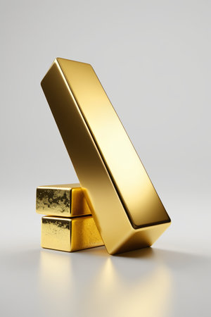 Gold Bar Close up Materialの素材