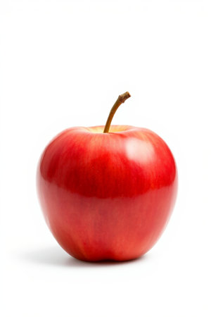 Close up of the red appleの素材