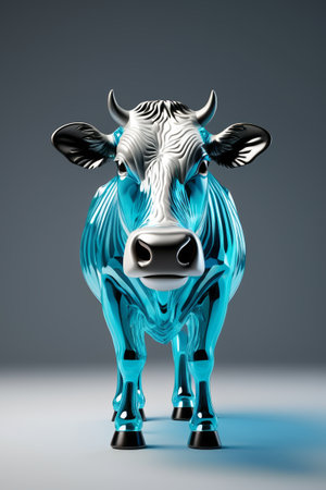 Metal texture cattle design materialsの素材