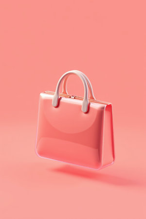 Pink Fashion Handbag Displayの素材