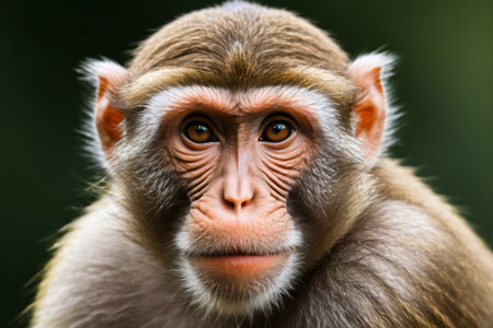 Close up of a monkeyの素材