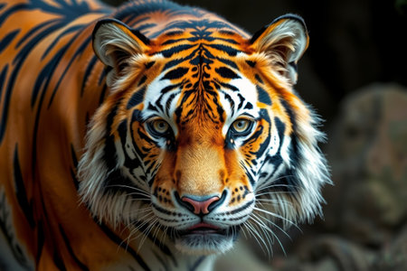 Tiger close upの素材