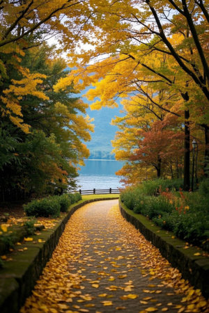 Autumn Small Scenery in the Windの素材