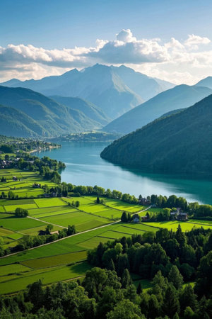 Water PastoralNaturalScenery Sceneryの素材