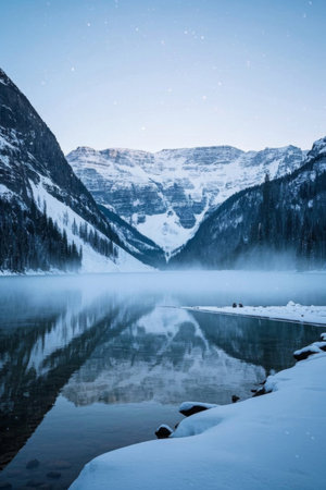 Snow Mountain Snow SceneryNaturalSceneryの素材