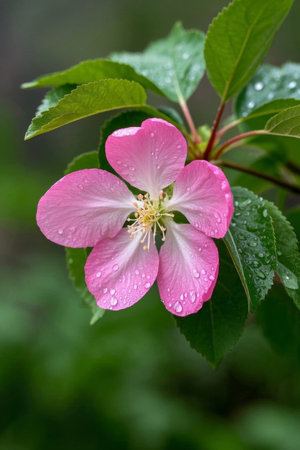 Water Pink Color FlowerBlossom Close upの素材