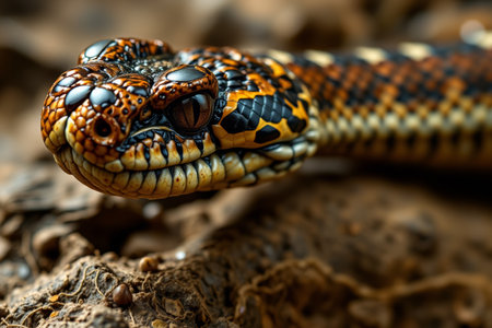 Snake head close up materialの素材