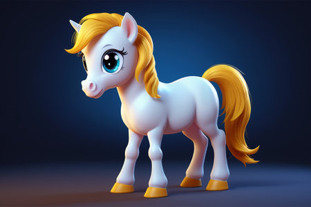 Cartoon pony image materialの素材