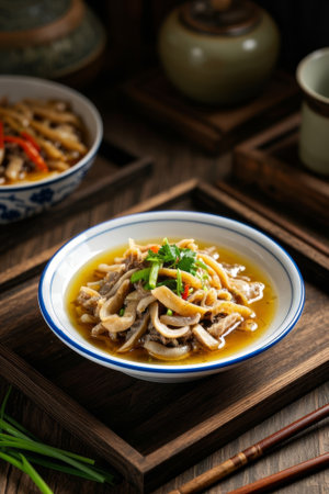 Chinese bowl dishes stagedの素材