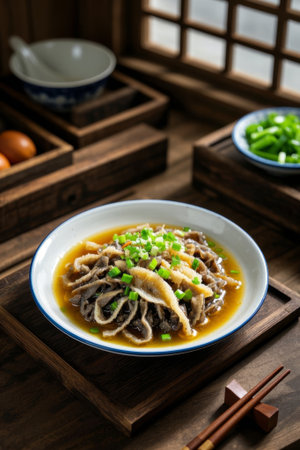 Delicious dishes for the Chinese tableの素材