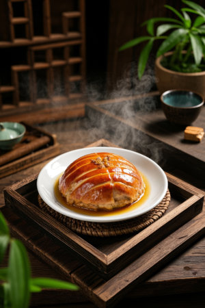 Close up of Chinese cuisine dishesの素材