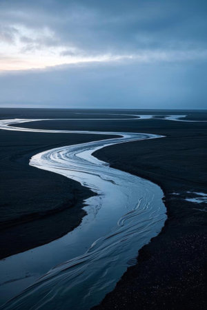 Winding River Nature Sceneryの素材