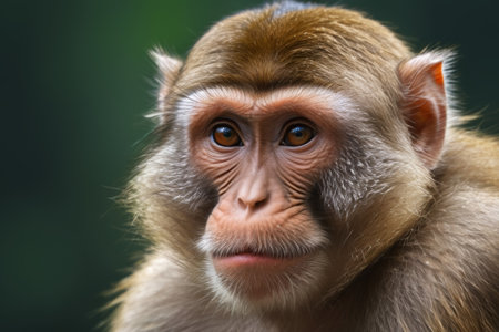 Monkey face close up materialの素材