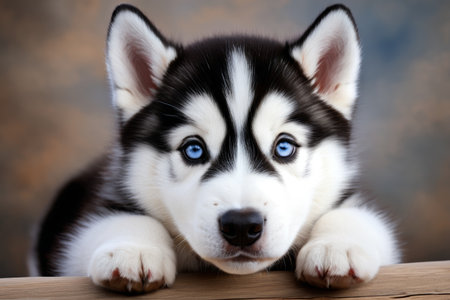 Husky Puppy Close upの素材