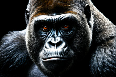 Gorilla Close upの素材