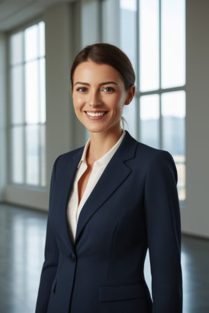 Smiling Businesswoman Career Portraitの素材