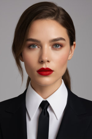 Close up of a professional woman's business style portraitの素材