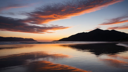 Beach Sunset Natureの素材