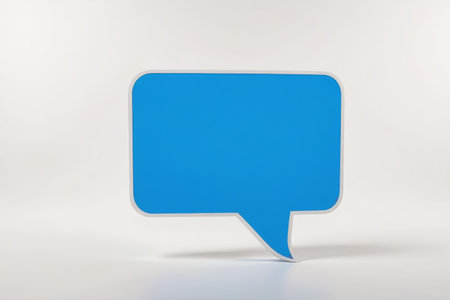 Blue Dialogue Bubble Icon Materialの素材