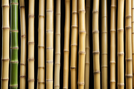 Close up material of bambooの素材