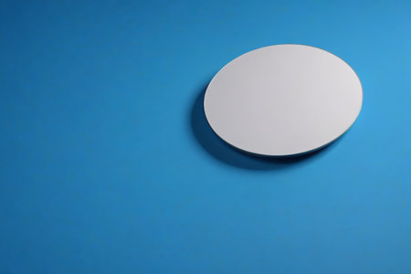 Still Life with White Disc on Blue Backgroundの素材