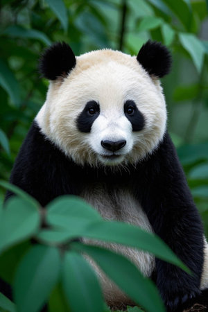 Giant Panda Close upの素材