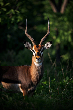 Close up of wild antelopeの素材