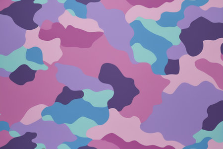 Colorful abstract camouflage pattern backgroundの素材