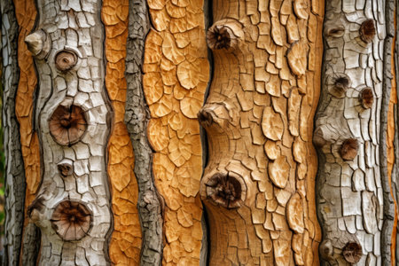 Close up of bark textureの素材