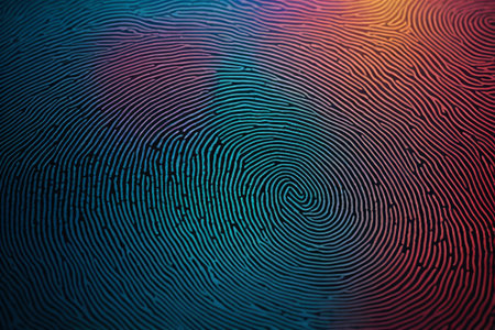 Color Gradient Fingerprint Texture Backgroundの素材