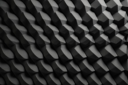 Black Geometric Texture Background Materialの素材