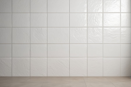 White Tile Wall & Ground Materialの素材